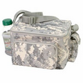 Digital Camo 6-Pack Cooler w/ Bottle Holder & Cell Phone Pouch